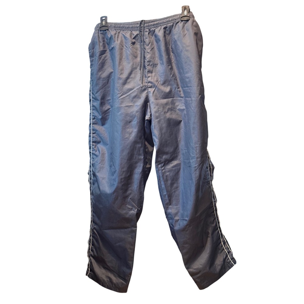 CitiExpress‎ Mens Gray Nylon Windbreaker Track Pants Mesh Lined XXL